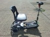 LUGGIE FOLDING MOBILITY SCOOTER IN BLACK NO CHARGER - TESTED WORKING WITH CHARGE REMAINING IN BATTERY CONDITION GOOD ( SEE ALL IMAGES FOR CONDITION ) - 5