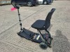 LUGGIE FOLDING MOBILITY SCOOTER IN BLACK NO CHARGER - TESTED WORKING WITH CHARGE REMAINING IN BATTERY CONDITION GOOD ( SEE ALL IMAGES FOR CONDITION ) - 3