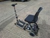 LUGGIE FOLDING MOBILITY SCOOTER IN GREY TAUPE NO CHARGER - TESTED WORKING WITH CHARGE REMAINING IN BATTERY CONDITION GOOD ( SEE ALL IMAGES FOR CONDITION ) - 3