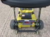 FREERIDER LUGGIE SUPER DELUXE FOLDING MOBILITY SCOOTER IN YELLOW IRIS WITH CHARGER - TESTED WORKING WITH CHARGE REMAINING IN BATTERY CONDITION GOOD ( SEE ALL IMAGES FOR CONDITION ) - 8