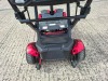 AUTO - FOLD 4 WHEEL ELECTRIC SCOOTER IN BLACK / RED NO CHARGER - TESTED WORKING WITH CHARGE REMAINING IN BATTERY CONDITION GOOD ( SEE ALL IMAGES FOR CONDITION ) - 8