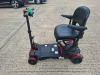 AUTO - FOLD 4 WHEEL ELECTRIC SCOOTER IN BLACK / RED NO CHARGER - TESTED WORKING WITH CHARGE REMAINING IN BATTERY CONDITION GOOD ( SEE ALL IMAGES FOR CONDITION ) - 6