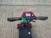 AUTO - FOLD 4 WHEEL ELECTRIC SCOOTER IN BLACK / RED NO CHARGER - TESTED WORKING WITH CHARGE REMAINING IN BATTERY CONDITION GOOD ( SEE ALL IMAGES FOR CONDITION ) - 7