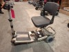 1 X LUGGIE FOLDING MOBILITY SCOOTER IN GREY NO CHARGER - (PLEASE NOTE WE ARE UNABLE TO GET IT TO START / SPARE OR REPAIR ) OVER ALL CONDITION FAIR SCRATCHES / MARKS ( SEE ALL IMAGES FOR CONDITION ) - 2