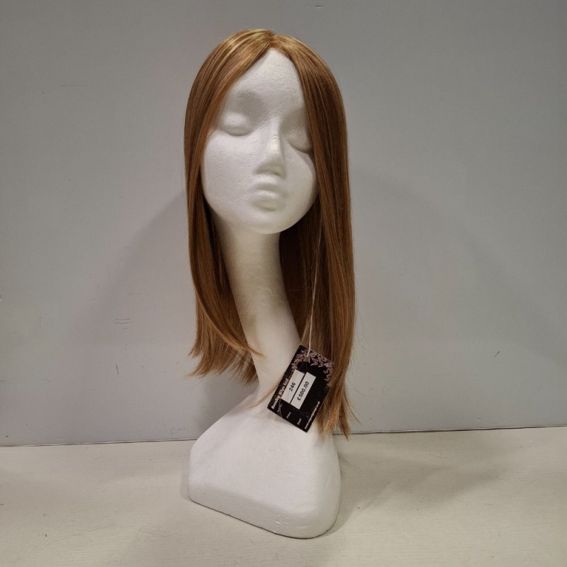 1 X BRAND NEW BLONDE COLOURED LONG& STRAIGHT HAIRED HEAD TOPPER, HEAT FRIENDLY - RRP &pound;500.00 (CODE 4, ITEM 246)