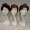 3 X BRAND NEW WIGS TO INCLUDE - 1 X SHORT & WAVY DARK BROWN COLOURED (ITEM 1220) 1 X SHORT & STRAIGHT BRUNETTE COLOURED 1 X SHORT & STRAIGHT BRUNETTE COLOURED - RRP &pound;125.00 PER WIG