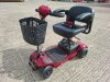 FREERIDER ASCOT MOBILITY SCOOTER IN RED WITH BATTERY & CHARGER 15 MILE RANGE - MAX SPEED 4/ MPH RRP &pound; 1,439 CONDITION - GOOD (TESTED WORKING & SEE ALL IMAGES FOR CONDITION ) - 2