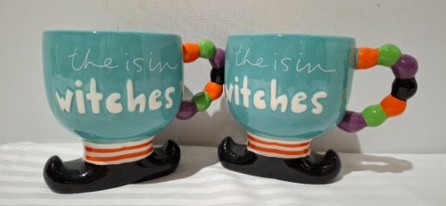 48 X BRAND NEW LARGE WITCHES BREW MUGS IN 4 BOXES