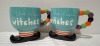 48 X BRAND NEW LARGE WITCHES BREW MUGS IN 4 BOXES