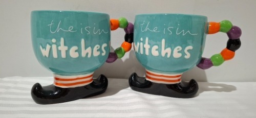 48 X BRAND NEW LARGE WITCHES BREW MUGS IN 4 BOXES