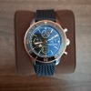 GENTS BREITLING SUPEROCEAN BI-METAL STRAP WATCH CHRONOGRAPH MOVEMENT, COMPLETE WITH ORIGINAL BOX REFERENCE: U13313 S/N: 7090857 WATCH NOT IN WORKING ORDER, REQUIRES ATTENTION SOLD AS SEEN AUTHENTICATED AS GENUINE