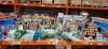 50 X MIXED CHRISTMAS LOT IN A FULL BAY CONTAINING, GLITTER WATERSPINNER TELEPHONE BOX IN RED, SNOW BLOWING LIT MUSICAL FRAME IN GREY, CHRISTMAS HOUSE WITH SANTA AND REINDEER PORTRAIT, ETC, (PLEASE NOTE CUSTOMER RETURNS)