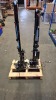 2 X CAR BOOT HOISTS FOR MOBILITY SCOOTERS 1 BRANDED FREERIDER AND OTHER UNKNOWN. - USE FOR DEMONSTRATIONS.