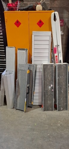 7 PAIRS OF MOBILITY SCOOTER RAMPS
