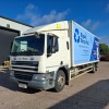 WHITE DAF TRUCKS CF, REG NO: F19RRL, INSULATED REFRIGERATED VAN, FIRST REGISTERED: 11/09/2014, ENGINE SIZE: 6693CC, SLEEPER CAB, 306,408 MILES, DIGITAL TACHOGRAPH READER, EMERGENCY ESCAPE HATCH, 18 TONNE RIGID, AERODYNAMIC SHIELD ABOVE CAB, PULFINGER TAI - 2