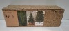 4 X BRAND NEW FALERA ARTIFICIAL CHRISTMAS TREES IN GREEN, HEIGHT - 183CM, WIDTH - 119CM (IN 4 BOXES)