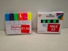 127 X BRAND NEW PACKS OF MULTI-COLOURED HIGHLIGHTERS IN ONE BOX