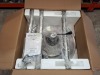 1 X BRAND NEW ELECTRIQ OUTDOOR FREE STANDING TALL ELECTRIC PATIO HEATER IN SILVER IN ONE BOX - 2