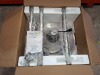 1 X BRAND NEW ELECTRIQ OUTDOOR FREE STANDING TALL ELECTRIC PATIO HEATER IN SILVER IN ONE BOX - 2