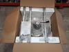1 X BRAND NEW ELECTRIQ OUTDOOR FREE STANDING TALL ELECTRIC PATIO HEATER IN SILVER IN ONE BOX - 2