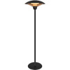 1 X BRAND NEW ELECTRIQ OUTDOOR FREE STANDING TALL ELECTRIC PATIO HEATER IN BLACK IN ONE BOX