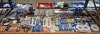 50 + PIECE BRAND NEW MIXED LOT TO INCLUDE LYNWOOD LARGE STRIPPING KNIFE - 18MM SNAP KNIFES - DRAUGHT EXCLUDERS - BRUSH CLEANER - BLOCK BRUSHES - PAINT ROLLERS - FENCE BRUSHES - ARTIST BRUSHES - DOOR HANDLE SETS - PAINT PADS - ETC