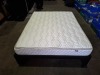 KING SIZE BED WITH EPEDA ALL SEASON MATTRESS WITH SOLID BED FRAME WITH METAL / WOODEN SLATS IN SIZE 2M X 160CM X 70 CM (PLEASE NOTE COME FROM X HOTEL ) BED FRAMES ARE RELATIVELY EASY TO BREAK DOWN AND RE-ASSEMBLE VIEWING IS RECOMMENDED
