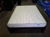 KING SIZE BED WITH EPEDA ALL SEASON MATTRESS WITH SOLID BED FRAME WITH METAL / WOODEN SLATS IN SIZE 2M X 160CM X 70 CM (PLEASE NOTE COME FROM X HOTEL ) BED FRAMES ARE RELATIVELY EASY TO BREAK DOWN AND RE-ASSEMBLE VIEWING IS RECOMMENDED