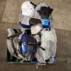 30 X FULL BAY MIXED MOBILITY SCOOTER SPARE PARTS LOT CONTAINING MAINLY SCOOTER ARMRESTS , FOOT REST FOR WHEEL CHAIR ETC ON HALF A BAY - 2