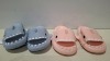 75 X LATE TIME AND CHEDOIR SHARK SLIDERS IN BLUE AND PINK IN SIZES 150MM AND 190MM
