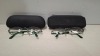 200 X BRAND NEW MIXED GLASSES AND CASE LOT CONTAINING, SFEROFLEX GLASSES IN LEOPARD PRINT, SFEROFLEX GLASSES IN GREEN, RIP CURL CASE IN BLACK, DONNA KARAN CASE IN BLACK, ETC, IN 3 TRAYS (TRAYS NOT INCLUDED)