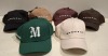 60 X BRAND NEW MENNACE BASEBALL HATS LOT CONTAINING, HATS IN CREAM, GREEN, BLACK, BROWN AND BURGUNDY, IN 2 TRAYS (TRAYS NOT INCLUDED)