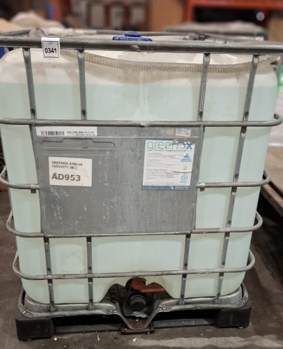 1 X 1000 LITRE GREENOX ADD BLUE GRAVITY IBC