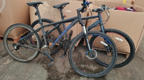 2 X MIXED BIKE LOT TO INCLUDE - 1X CARRERA SUBWAY 47CM - 1X CARRERA MOUNTAIN BIKE 46CM