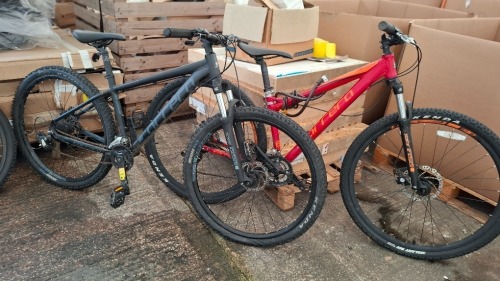2 X MIXED BIKE LOT TO INCLUDE - 1X CARRERA HELLCAT 40CM - 1X CARRERA VENGEANCE 40CM