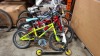 4 X MIXED KIDS BIKE LOT TO INCLUDE - 3X APOLLO BIKES - 1X SO SWEET BIKE AND 1X BATMAN SCOOTER