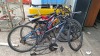 5 X MIXED BIKE LOT TO INCLUDE RALEIGH BIKE MISSING BACK WHEELS - 2X MUDDYFOX MOUNTAIN BIKE - SABRE BIKE -