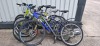5 X MIXED BIKE LOT TO INCLUDE - 1X CLAUD BUTLER - 1X RIDGEBACK - 1X NISHIKIY 1X FALCON ETC