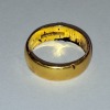 22 CT GOLD BAND WEDDING RING - WEIGHT 6.475 G (AUTHORISED AS GENUINE BY AN INDEPENDENT JEWELLER) - 2