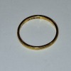 22 CT GOLD BAND WEDDING RING - WEIGHT 2.719 G (AUTHORISED AS GENUINE BY AN INDEPENDENT JEWELLER)