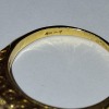 9 CT GOLD STONE SET RING - WEIGHT 4.009 G (AUTHORISED AS GENUINE BY AN INDEPENDENT JEWELLER) - 2