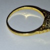 3 X RINGS IE. 1 X 9CT GOLD RING WITH WHITE STONES 1 X 9 CT GOLD DRESS RING 1 X YELLOW GOLD COLOURED STONE SET RING (NO HALLMARK) (AUTHORISED AS GENUINE BY AN INDEPENDENT JEWELLER) WEIGHT OF ALL 3 RINGS COMBINED - 10.122 G - 2
