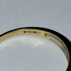 3 X RINGS IE. 1 X 9 CT GOLD SAPPHIRE RING 2 X 9 CT GOLD STONE SET RINGS (AUTHORISED AS GENUINE BY AN INDEPENDENT JEWELLER) WEIGHT OF ALL 3 RINGS COMBINED - 8.649 G - 4