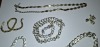 19 X ITEMS OF JEWELLERY (SEE ALL IMAGES) IE. 12 ITEMS OF STERLING SILVER (INC WARREN JAMES NECKLACE) 6 X GOLD PLATED 1 X IMMITATION PEARL NECKLACE (AUTHORISED AS GENUINE BY AN INDEPENDENT JEWELLER) - 2