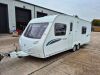 STERLING EUROPA 620 TWIN AXLE, FOUR BERTH TOURING CARAVAN YOM 2009 WITH DINETTE FRONT AREA WHICH CONVERTS INTO TWO SINGLE BEDS OR ONE DOUBLE. MID SECTION FEATURES A LARGE DOUBLE BED AND WARDROBE AND A WASHROOM TO THE REAR WITH FULL-SIZE SHOWER, TOILET AN - 7