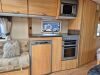 STERLING EUROPA 620 TWIN AXLE, FOUR BERTH TOURING CARAVAN YOM 2009 WITH DINETTE FRONT AREA WHICH CONVERTS INTO TWO SINGLE BEDS OR ONE DOUBLE. MID SECTION FEATURES A LARGE DOUBLE BED AND WARDROBE AND A WASHROOM TO THE REAR WITH FULL-SIZE SHOWER, TOILET AN - 9
