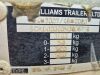 IFOR WILLIAMS TWIN AXLE DB BOX TRAILER, 3500KG GROSS WEIGHT WITH KNOTT HITCH. FRONT PEDESTRIAN DOOR AND TWIN REAR PEDESTRIAN DOORS WHICH FOLD OUT OF THE REAR RAMP. - 6