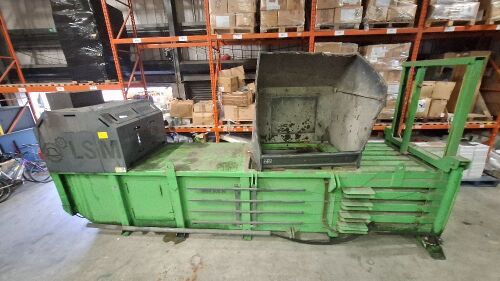 EASI RECYCLING WRH 600H HORIZONTAL HIGH-VOLUME WASTE COMPACTION AND RECYCLING BALER MODEL: WRH600H S/N: A8029-0136 W2100MM X L6700MM X H3200MM