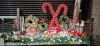 FULL BAY BRAND NEW MIXED CHRISTMAS LOT CONTAINING LED LARGE CANDY CANES , 6FT CHRISTMAS TREE WITH LIGHTS AND ACCESSORIES , LED SPIRAL TREE STAKE LIGHTS IN ICE WHITE , SANTAS DUVET SET IN SIZE SINGLE , REINDEER SLIPPERS IN SIZE 7/8 , VARIOUS CHRISTMAS WREA