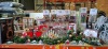 FULL BAY MIXED CHRISTMAS LOT CONTAINING THE TREE COMPANY 80CM FIBRE OPTIC LED TREES , 60CM TWINKLING STARBURST SNOWFLAKE , PLATFORM 53 CLASSIC TRAIN SET , 50CM MICROBRIGHT REINDEER WITH 210 LEDS , CHRISTMAS LED CANDLE ARCH , LED CHRISTMAS VILLAGE DECORATI